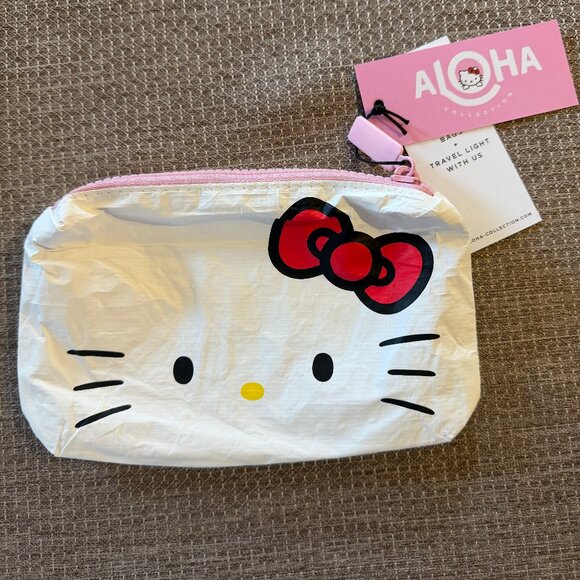 ALOHA COLLECTION x HELLO KITTY Hawaii Mini Pouch Splash Proof - BRAND NEW - Picture 1 of 1